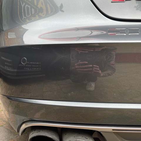Audi S8 Bumper Repair - After