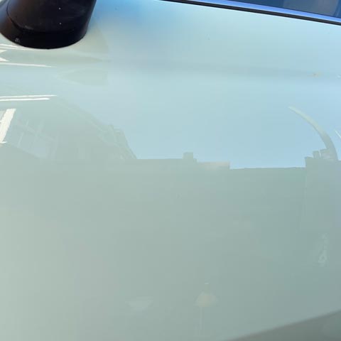 Fiat 500 Door Dent Repair - After