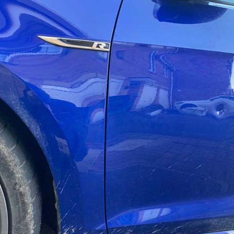 Golf R Door Dents Removed - Before