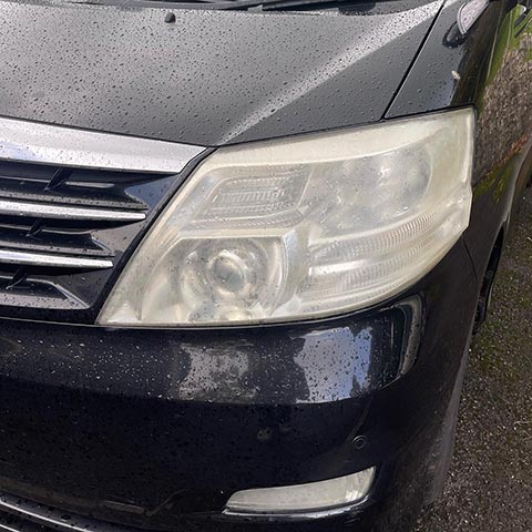 Headlight Restoration in West Harptree - Before