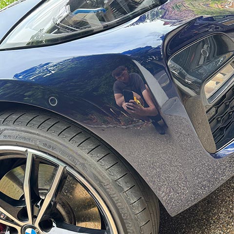 BMW Bumper Scuff Repair - After