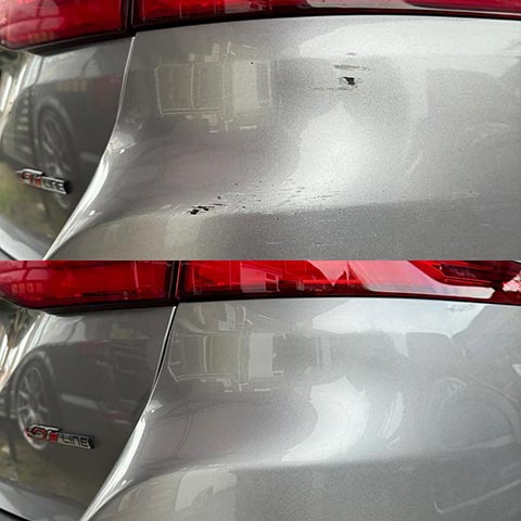 Peugeot GT Bumper Repair - Before / After