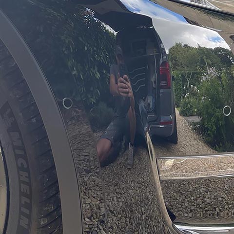 Tesla Bumper Repair - After