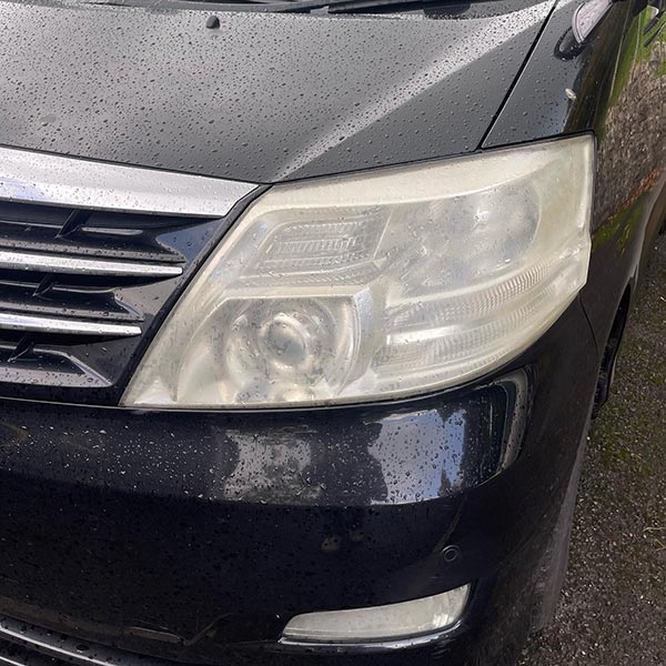 Headlight Restoration West Harptree Before Photo - Smart Auto-Body Bristol Bath Weston-Super-Mare Chippenham